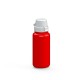 Trinkflasche School Colour 0,4 l - rot/weiß